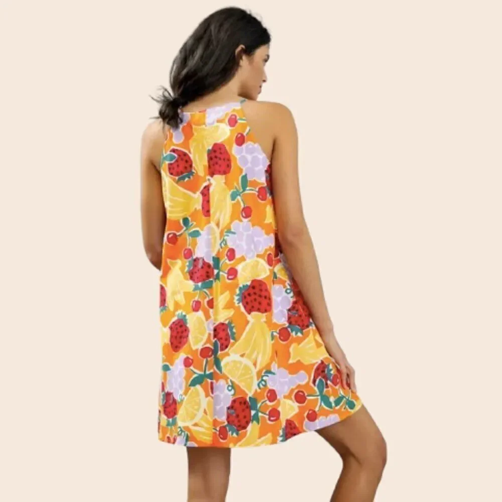 Anthropologie Corey Lynn Calter Tutti Frutti Tunic Dress Size Medium - Picture 2 of 16